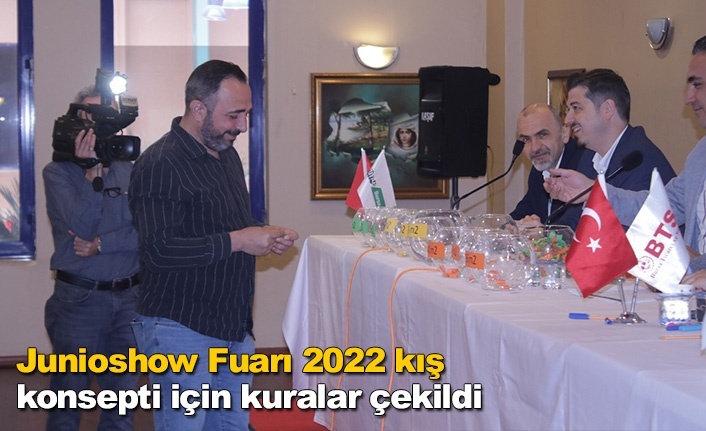Junioshow Fuarı 2022 kış konsepti için kuralar çekildi